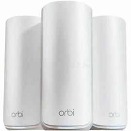 NETGEAR 3-SET ORBI 870 WIFI 7 MESH TRI-BAND WHITE  21 GBIT/S IN RBE873-100EUS small