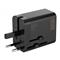 NEWELL GAN gyorstöltő adapter utazáshoz, 65W, AC aljzat, 1 db USB-A port 2 db USB-C port, kivehető dugók NL3821 small