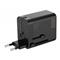 NEWELL GAN gyorstöltő adapter utazáshoz, 65W, AC aljzat, 1 db USB-A port 2 db USB-C port, kivehető dugók NL3821 small