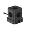 NEWELL GaN Power Cube 9 in 1 töltő / hosszabító, 9 készülékhez, 5 konnektor + 3 USB-A port + 1 USB-C port, 4000W (fekete) NL4387 small