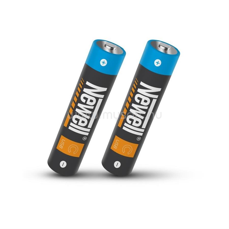 NEWELL USB-C 500  ceruza elem akkumulátor, LR06, AAA,  1,5 V, tartozék USB-A / USB-C kábel