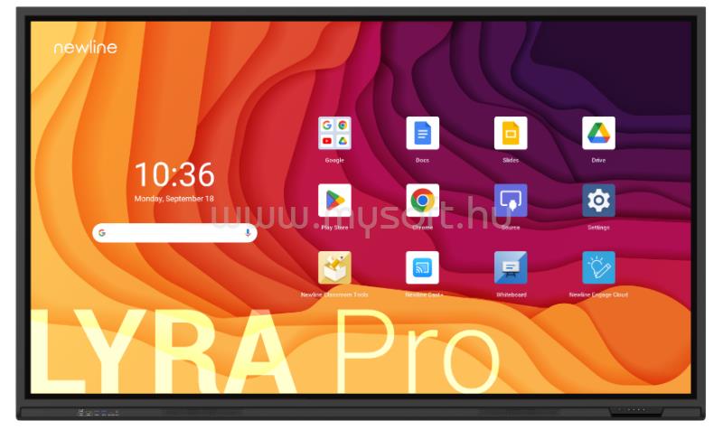 NEWLINE LYRA PRO  interaktív 86" LFD