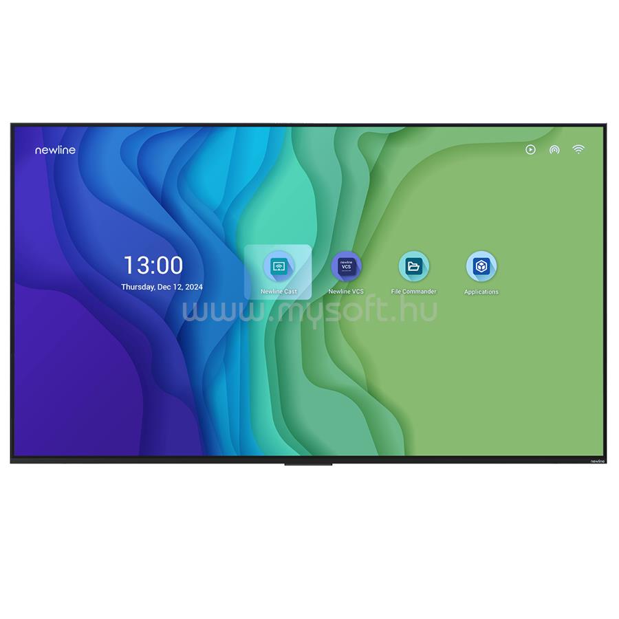 NEWLINE STV+ 75 - 75" LFD kijelző panel, 24/7h üzemidő, Andorid 14, CAST+