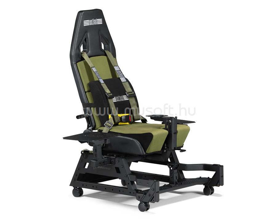 NEXT LEVEL RACING Szimulátor cockpit - Flight Seat Pro Boeing Military Edition (ülés; tartó konzolok)