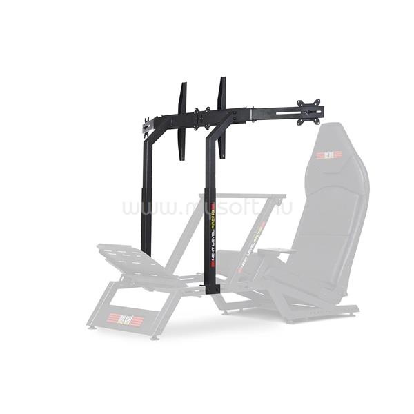 NEXT LEVEL RACING F-GT Monitor Stand szimulátor kijelző állvány (F-GT cockpithez, 1x65" vagy 3x27" monitor számára)