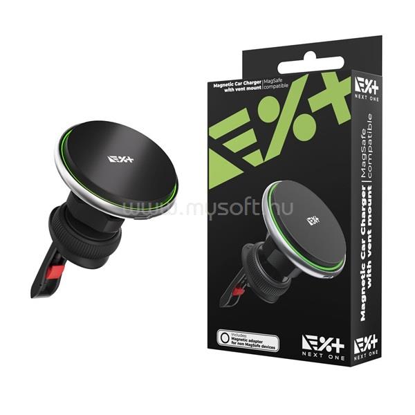 NEXTONE CAR-MAG-CHR szellőzőre fekete mágneses MagSafe autós tartó