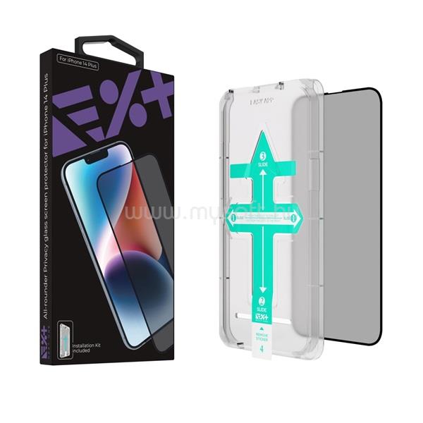 NEXTONE IPH-14PLUS-PRV iPhone 14 Plus All-Rounder Privacy kijezővédő üvegfólia