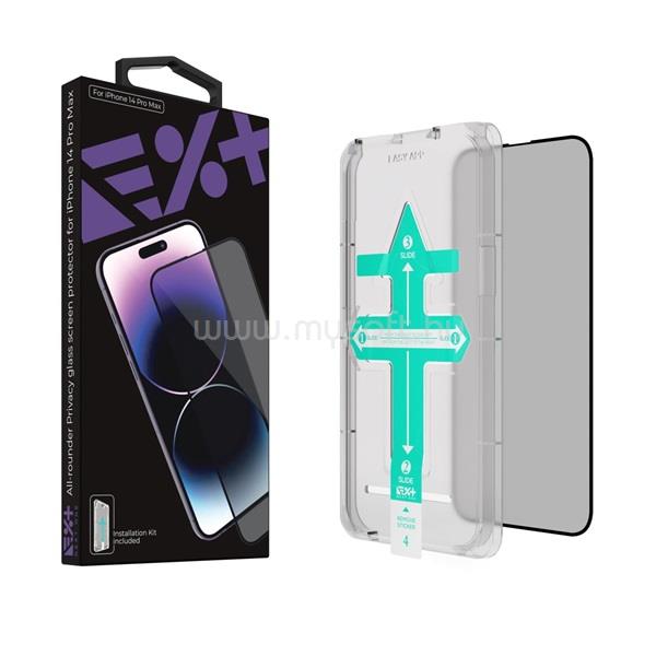 NEXTONE IPH-14PROMAX-PRV iPhone 14 Pro Max All-Rounder Privacy kijezővédő üvegfólia