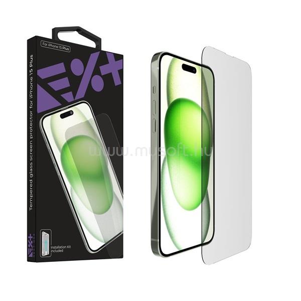 NEXTONE IPH-15PLUS-TMP iPhone 15 Plus kijezővédő üvegfólia