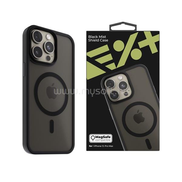 NEXTONE IPH-15PROMAX-MAGSF-MISTCASE-BLK iPhone 15 Pro Max fekete szilikon MagSafe hátlap