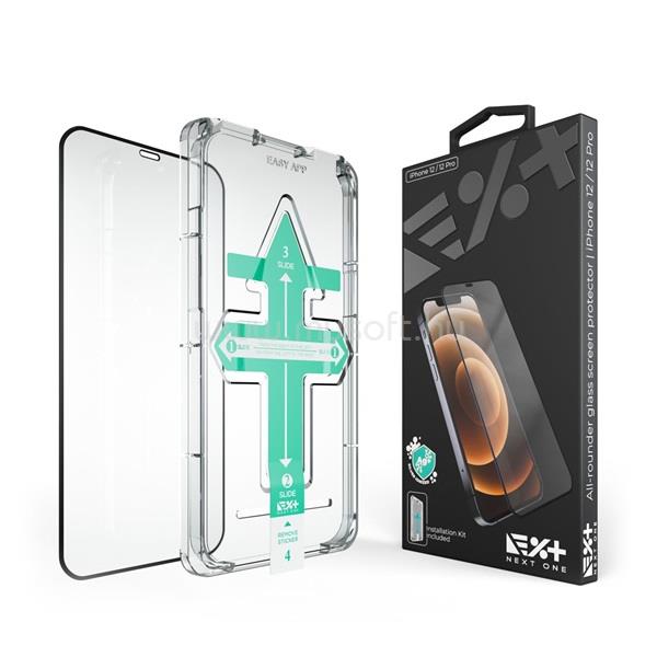 NEXTONE IPH-6.1-ALR iPhone 12/12 Pro All-Rounder kijezővédő üvegfólia