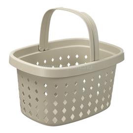 NHG IRIS Seoul bevásárló kosár fogóval, bézs NHG_60450809 small