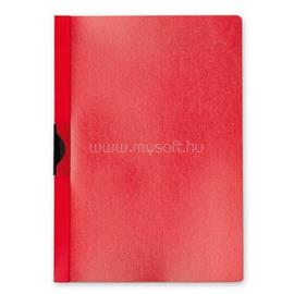 BLUERING Gyorsfűző klip mappa A4, műanyag 30laphoz műanyag klippes BlueringR piros NICEDAY_977.050 small