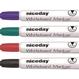 NICEDAY kerek hegyű 4db-os vegyes színű táblamarker készlet NICEDAY_6882999 small