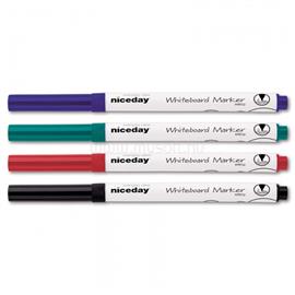 NICEDAY kerek vékony hegyű 4db-os vegyes színű táblamarker készlet NICEDAY_5324818 small