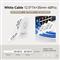 NIIMBOT T12.5*74+35-60 Cable Label White NIIMBOT_T12.5*74+35-60WHITE_Cable small