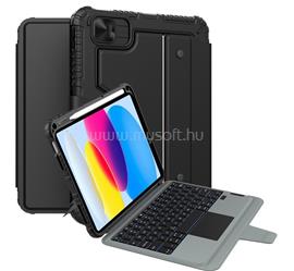 NILLKIN IPAD 11 (2025) / 10.9 (2022) BUMPER COMBO BACKLIT billentyűzetes defender tok QWERTY, ceruza tartó, FEKETE GP-151171 small