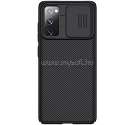 NILLKIN Samsung S20 FE CAMSHIELD műanyag telefonvédő ütésállóság, csíkos, FEKETE GP-101080 small