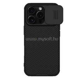 NILLKIN iPhone 16 Pro CAMSHIELD PRO MAGNETIC műanyag telefonvédő ütésállóság, csíkos, FEKETE GP-162020 small