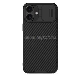 NILLKIN iPhone 16 CAMSHIELD PRO MAGNETIC műanyag telefonvédő ütésállóság, csíkos, FEKETE GP-162021 small
