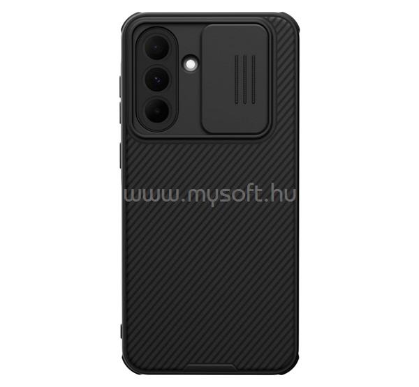 NILLKIN Samsung A56 5G CAMSHIELD PRO MAGNETIC műanyag telefonvédő ütésállóság, csíkos, FEKETE