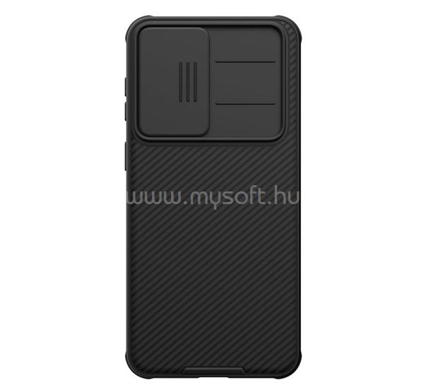 NILLKIN Samsung A57 5G NILLKIN CAMSHIELD PRO MAGNETIC műanyag telefonvédő ütésállóság, csíkos, FEKETE