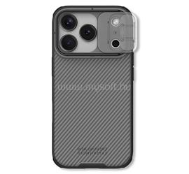 NILLKIN iPhone 18 Pro Max / 17 Pro Max NILLKIN CAMSHIELD PRO szilikon telefonvédő ütésállóság, csíkos, ÁTLÁTSZÓ/FEKETE GP-175233 small