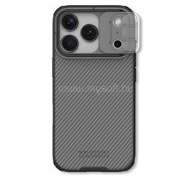 NILLKIN iPhone 18 Pro / 17 Pro NILLKIN CAMSHIELD PRO szilikon telefonvédő ütésállóság, csíkos, ÁTLÁTSZÓ/FEKETE GP-175234 small