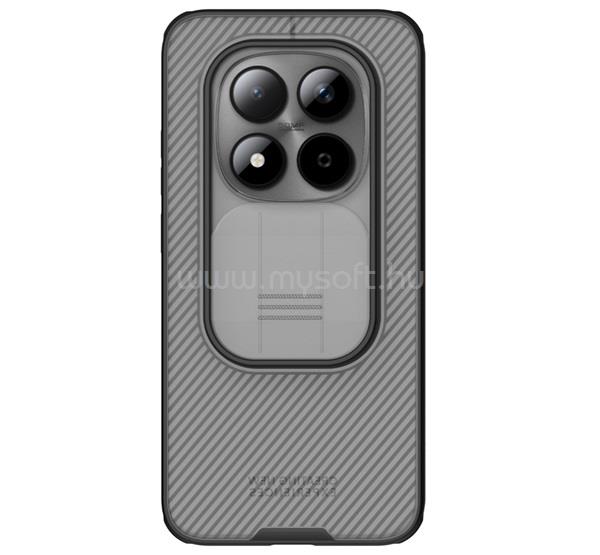 NILLKIN Redmi Note 15 Pro 5G NILLKIN CAMSHIELD PRO szilikon telefonvédő ütésállóság, csíkos, ÁTLÁTSZÓ/FEKETE