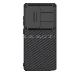 NILLKIN Samsung S25 Ultra CAMSHIELD PRO szilikon telefonvédő ütésállóság, csíkos, FEKETE GP-164952 small