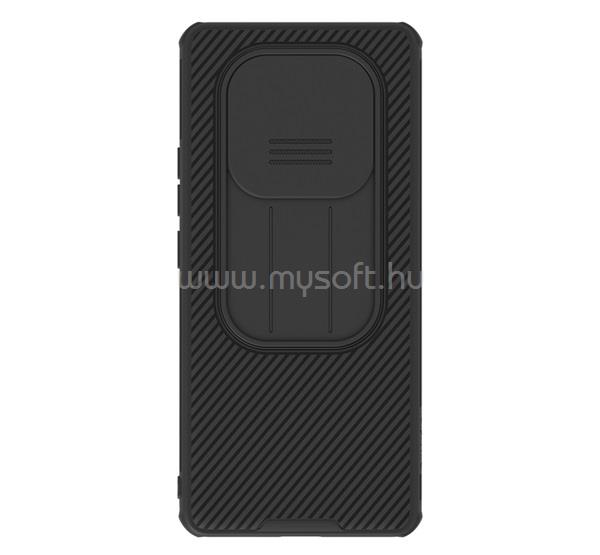 NILLKIN Poco X7 / Redmi Note 14 Pro 5G NILLKIN CAMSHIELD PRO szilikon telefonvédő ütésállóság, csíkos, FEKETE