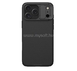 NILLKIN iPhone 17 Pro Max CAMSHIELD PRO szilikon telefonvédő ütésállóság, csíkos, FEKETE GP-174924 small