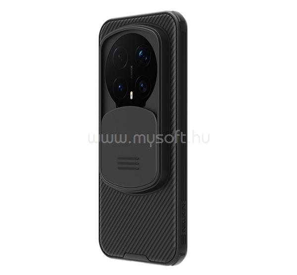 NILLKIN Honor Magic 8 Pro NILLKIN CAMSHIELD PRO szilikon telefonvédő ütésállóság, csíkos, FEKETE