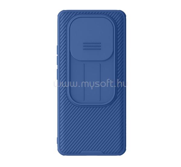 NILLKIN Redmi Note 14 Pro Plus 5G NILLKIN CAMSHIELD PRO szilikon telefonvédő ütésállóság, csíkos, SÖTÉTKÉK