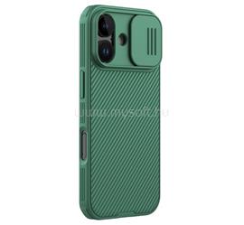 NILLKIN iPhone 17 NILLKIN CAMSHIELD PRO szilikon telefonvédő ütésállóság, csíkos, SÖTÉTZÖLD GP-175241 small