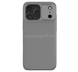 NILLKIN iPhone 18 Pro / 17 Pro NILLKIN CAMSHIELD PRO szilikon telefonvédő ütésállóság, csíkos, TITÁNSZÜRKE GP-175245 small