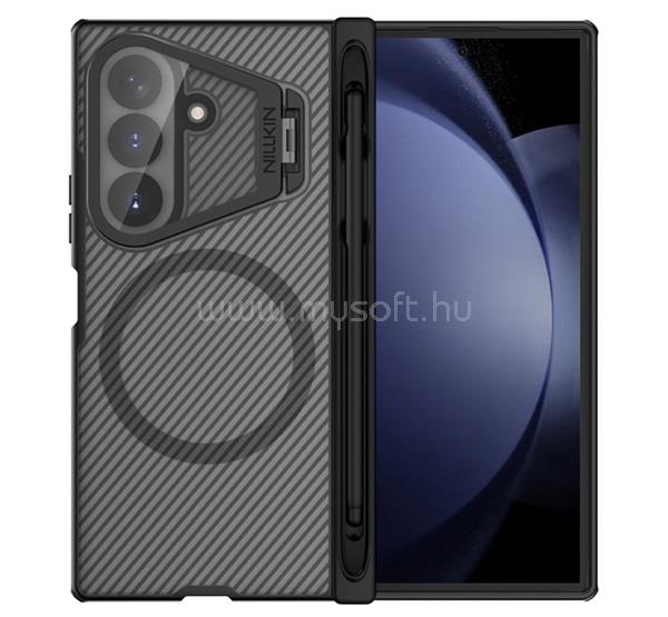 NILLKIN Samsung Z Fold8 Ultra NILLKIN CAMSHIELD PROP MAGNETIC szilikon telefonvédő ütésállóság, érintő ceruza, ÁTLÁTSZÓ