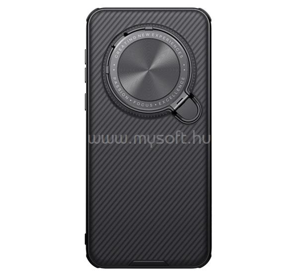 NILLKIN Honor Magic 7 Pro NILLKIN CAMSHIELD PROP MAGNETIC szilikon telefonvédő ütésállóság, csíkos, FEKETE