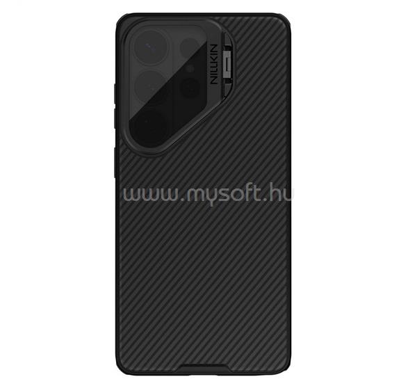 NILLKIN Samsung S26 Ultra CAMSHIELD PROP MAGNETIC szilikon telefonvédő ütésállóság, csíkos, FEKETE