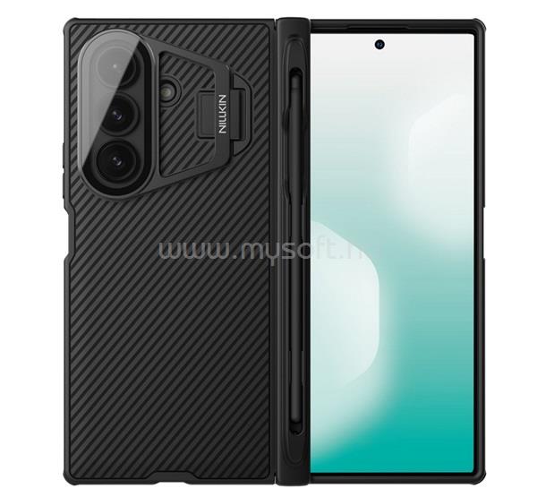 NILLKIN Samsung Z Fold7 NILLKIN CAMSHIELD PROP szilikon telefonvédő ütésállóság, érintő ceruza, FEKETE