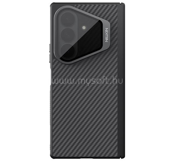 NILLKIN Samsung Z Fold8 Ultra NILLKIN CARBOPROP szilikon telefonvédő ütésállóság, karbon minta, FEKETE