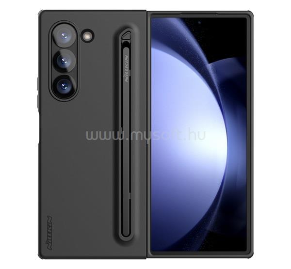 NILLKIN Samsung Z Fold6 FLEX PURE FOLD szilikon telefonvédő ultravékony, matt + érintő ceruza, FEKETE