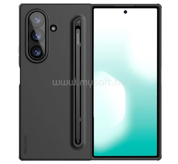 NILLKIN Samsung Z Fold7 NILLKIN FLEX PURE FOLD szilikon telefonvédő ultravékony, matt + érintő ceruza, FEKETE