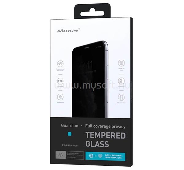 NILLKIN iPhone 17e / 16e / 14 NILLKIN GUARDIAN képernyővédő üveg 2.5D, 9H, FEKETE