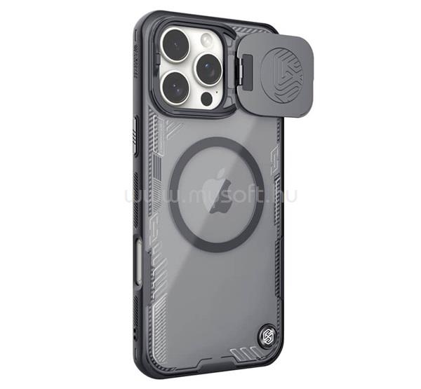 NILLKIN iPhone 16 Pro ICEBLADE PROP szilikon telefonvédő ütésállóság, MagSafe, FEKETE
