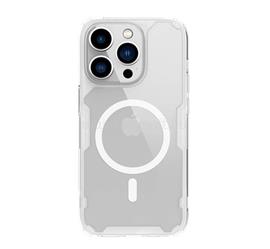 NILLKIN iPhone 14 Pro NATURE PRO MAGNETIC műanyag telefonvédő ütésállóság, MagSafe, ÁTLÁTSZÓ GP-126399 small