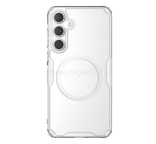 NILLKIN Samsung A55 5G NATURE PRO MAGNETIC műanyag telefonvédő ütésállóság, MagSafe, ÁTLÁTSZÓ