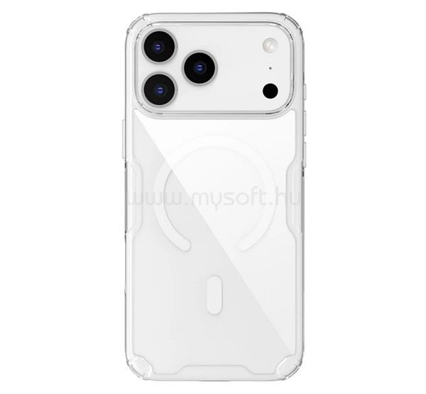 NILLKIN iPhone 18 Pro Max / 17 Pro Max NILLKIN NATURE PRO MAGNETIC műanyag telefonvédő ütésállóság, MagSafe, ÁTLÁTSZÓ