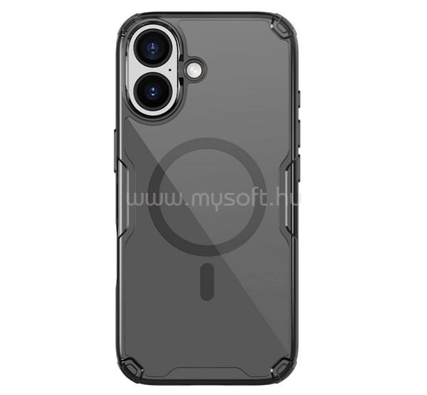 NILLKIN iPhone 17 NILLKIN NATURE PRO MAGNETIC műanyag telefonvédő ütésállóság, MagSafe, FEKETE