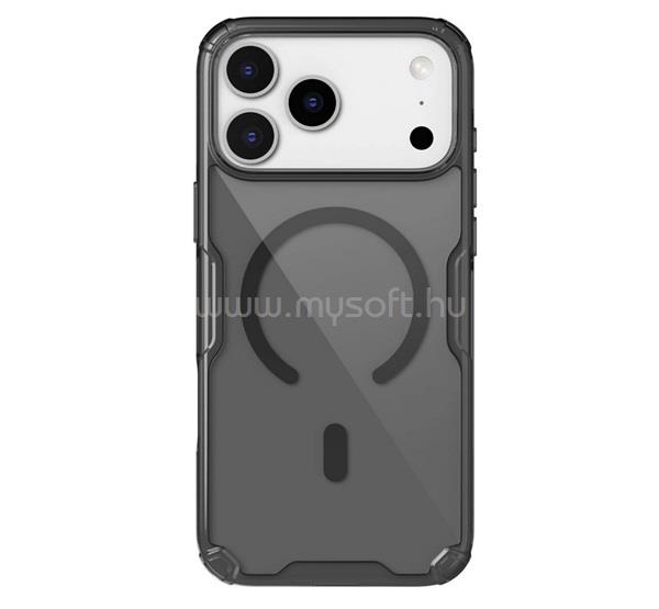 NILLKIN iPhone 18 Pro Max / 17 Pro Max NILLKIN NATURE PRO MAGNETIC műanyag telefonvédő ütésállóság, MagSafe, FEKETE
